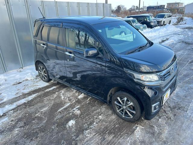 N-WGNカスタム G SSパッケージ 4WD ナビ&TV スタッドレス装着済 バックカメラ Bluetooth ETC ドラレコ スマートキー プッシュスタート マイナー後 修復歴なし 冬タイヤ付 左右シートヒーター クルコン 横滑り防止(14枚目)