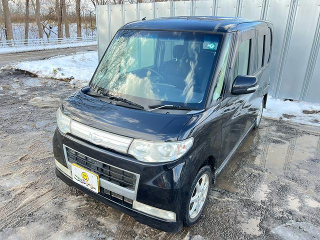 タント カスタムＶセレクション　４ＷＤ　スタッドレス装着　走行８万キロ　社外ＡＷ　オーバーヘッドコンソール　キーフリー　スマートキー　ディスチャージヘッドライト　ドアバイザー　フォグ（20枚目）