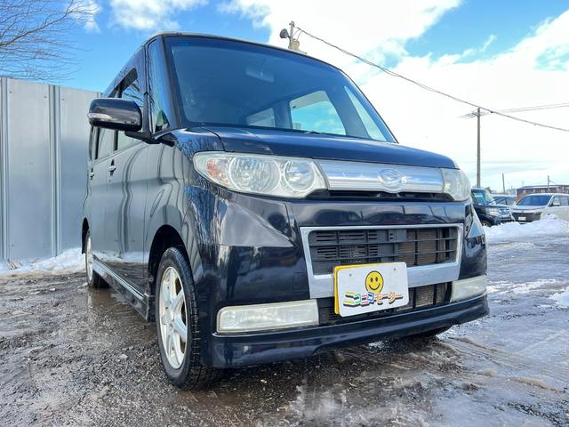 タント カスタムＶセレクション　４ＷＤ　スタッドレス装着　走行８万キロ　社外ＡＷ　オーバーヘッドコンソール　キーフリー　スマートキー　ディスチャージヘッドライト　ドアバイザー　フォグ（35枚目）