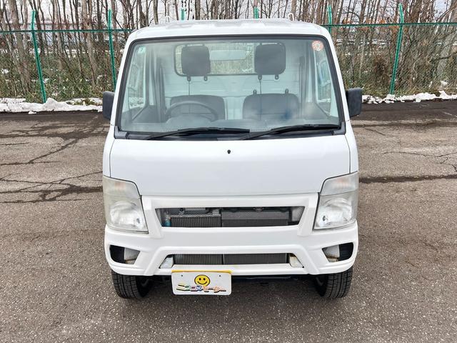 キャリイトラック KCエアコン・パワステ 3方開 4WD 車検R9年7月13日 走行2万キロ スタッドレス装着済 軽トラ オートマ エアコン パワステ 軽トラック 純正AW 冬タイヤ付 社外ディスプレイオーディオ エアロバンパー 修復歴なし(14枚目)