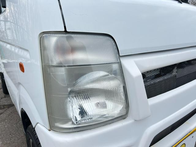 キャリイトラック KCエアコン・パワステ 3方開 4WD 車検R9年7月13日 走行2万キロ スタッドレス装着済 軽トラ オートマ エアコン パワステ 軽トラック 純正AW 冬タイヤ付 社外ディスプレイオーディオ エアロバンパー 修復歴なし(16枚目)