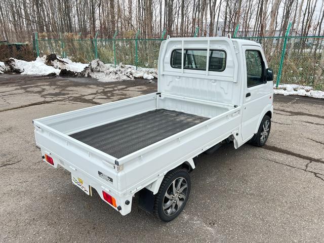 キャリイトラック KCエアコン・パワステ 3方開 4WD 車検R9年7月13日 走行2万キロ スタッドレス装着済 軽トラ オートマ エアコン パワステ 軽トラック 純正AW 冬タイヤ付 社外ディスプレイオーディオ エアロバンパー 修復歴なし(34枚目)