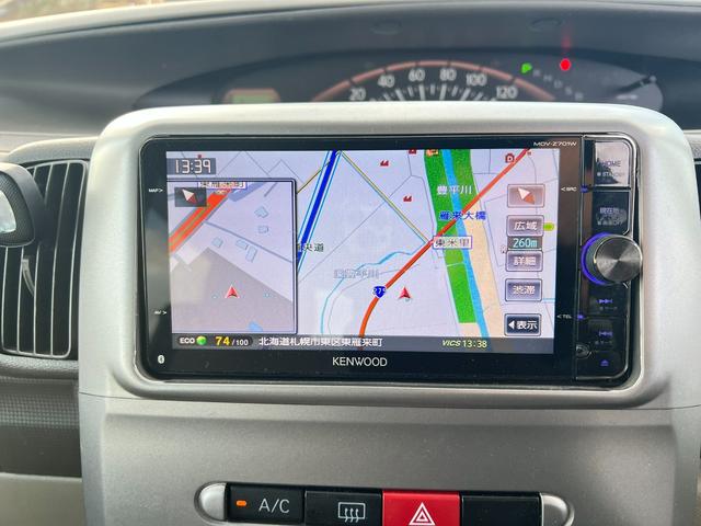 タント Ｌ　４ＷＤ　ナビ　ＴＶ　バックカメラ　スタッドレス装着済　Ｂｌｕｅｔｏｏｔｈ　交換不要タイミングチェーン　スライドドア　キーレスキー　ブリヂストン　冬タイヤ付　修復歴なし（7枚目）