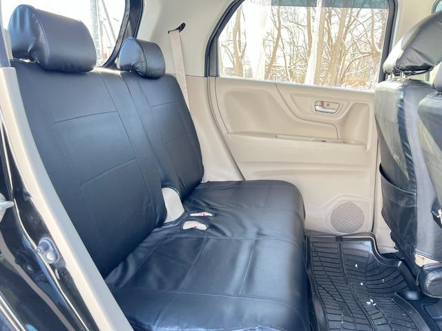 N-WGN G 4WD スタッドレス装着済 社外TV バックカメラ スマートキー プッシュスタート 横滑り防止 黒革シートカバー 社外AW ダンロップ 冬タイヤ付 両側シートヒーター 修復歴なし(14枚目)