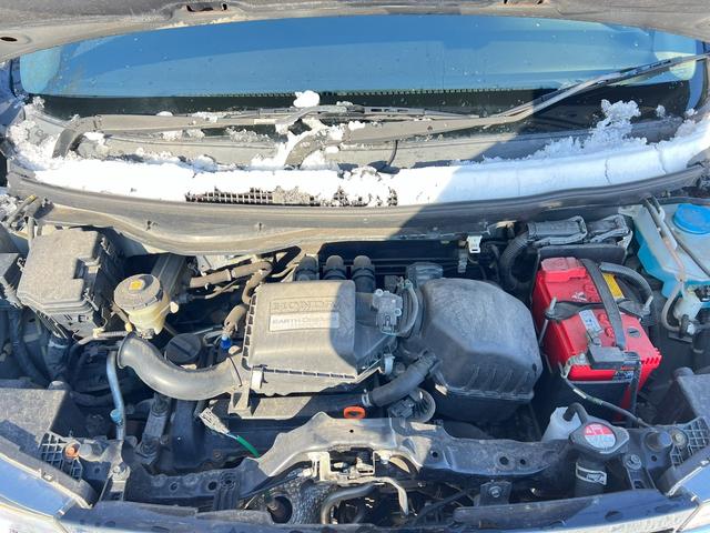 N-WGN G 4WD スタッドレス装着済 社外TV バックカメラ スマートキー プッシュスタート 横滑り防止 黒革シートカバー 社外AW ダンロップ 冬タイヤ付 両側シートヒーター 修復歴なし(43枚目)