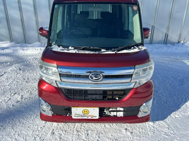 タント カスタムＲＳ　４ＷＤ　車検Ｒ９年３月１９日　ターボ　スタッドレス装着済　両側パワースライドドア　スマートキー　プッシュスタート　社外ディスプレイオーディオ　ブリヂストン　冬タイヤ　社外ＡＷ　エコアイドル　修復歴なし（22枚目）