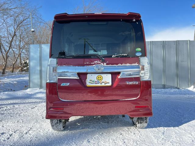 タント カスタムＲＳ　４ＷＤ　車検Ｒ９年３月１９日　ターボ　スタッドレス装着済　両側パワースライドドア　スマートキー　プッシュスタート　社外ディスプレイオーディオ　ブリヂストン　冬タイヤ　社外ＡＷ　エコアイドル　修復歴なし（32枚目）