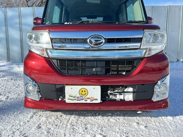 タント カスタムＲＳ　４ＷＤ　車検Ｒ９年３月１９日　ターボ　スタッドレス装着済　両側パワースライドドア　スマートキー　プッシュスタート　社外ディスプレイオーディオ　ブリヂストン　冬タイヤ　社外ＡＷ　エコアイドル　修復歴なし（34枚目）