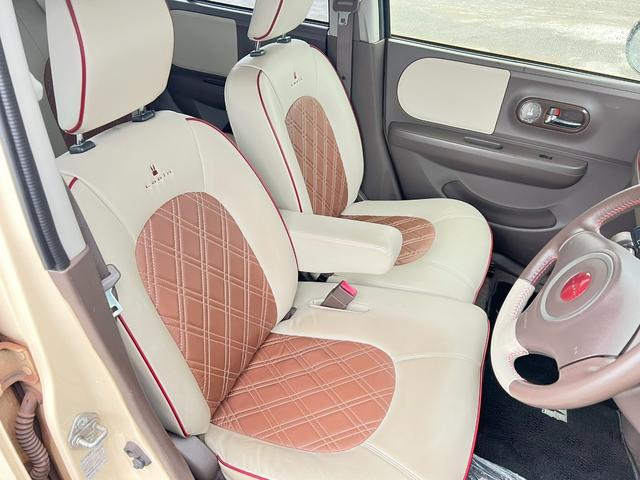 アルトラパンショコラ Ｘ　４ＷＤ　社外ナビ＆ＴＶ　スタッドレス装着済　ＥＴＣ　スマートキー　プッシュスタート　シートヒーター　アイドリングストップ　Ｂｌｕｅｔｏｏｔｈ　エンジンスターター　レーダー　社外ＡＷ　冬タイヤ　修復歴無（9枚目）