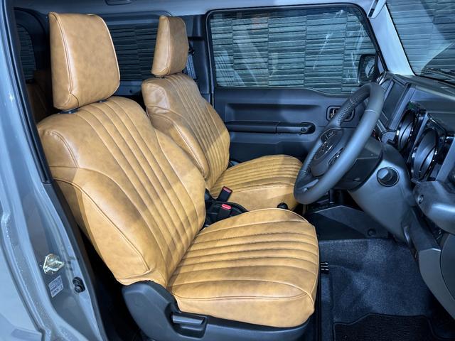 ジムニー ＸＣ　登録済未使用車　新品クラッツィオヴィンテージシートカバー　新品パイプＦ／Ｒバンパー　新品小型テールランプ　新品ナンバー移設キット　新品ホイールアピオワイルドボアＳＲ　新品タイヤトーヨーＲ／Ｔ（53枚目）