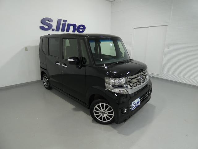 Ｎ－ＢＯＸカスタム Ｇ・ターボＬパッケージ　４ＷＤ　寒冷地仕様　インタークーラーターボ　パワースライドドア　ナビＴＶ　バックカメラ　ブラック　プッシュスタート　シートヒーター　クルーズコントロール　車検令和９年１０月（4枚目）