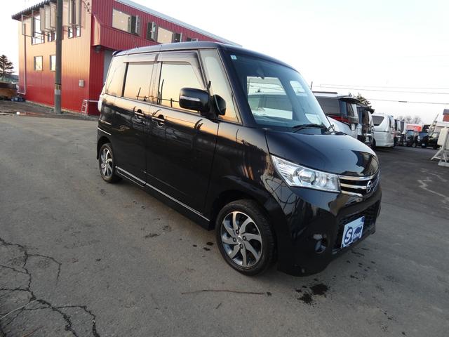 ルークス ハイウェイスター 4WD 寒冷地仕様 プッシュスタート 両側スライド左パワースライドドア シートヒーター ウインカーミラー 車検令和9年12月 走行距離85250キロ ミラーヒーター ウインカーミラー(3枚目)