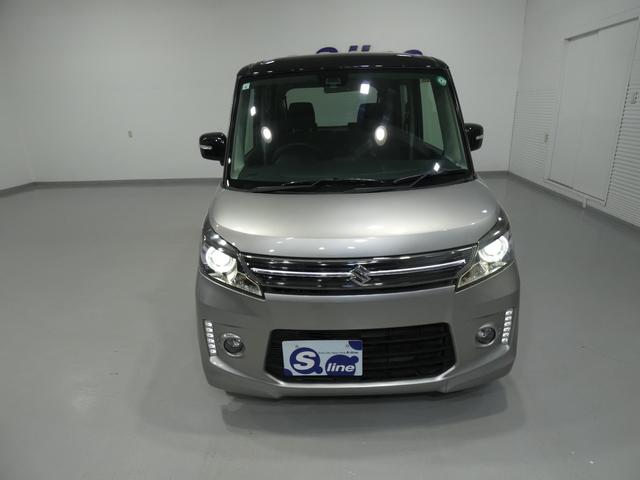 スペーシアカスタム ＸＳリミテッド　４ｗＤ　寒冷地仕様　両側パワースライドドア　レーダーブレーキサポート　ナビＴＶ　プッシュスタート　バックカメラ　車検令和９年１２月　タイミングチェーン　ツートーンカラー　ＥＴＣ（3枚目）