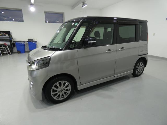 スペーシアカスタム ＸＳリミテッド　４ｗＤ　寒冷地仕様　両側パワースライドドア　レーダーブレーキサポート　ナビＴＶ　プッシュスタート　バックカメラ　車検令和９年１２月　タイミングチェーン　ツートーンカラー　ＥＴＣ（12枚目）