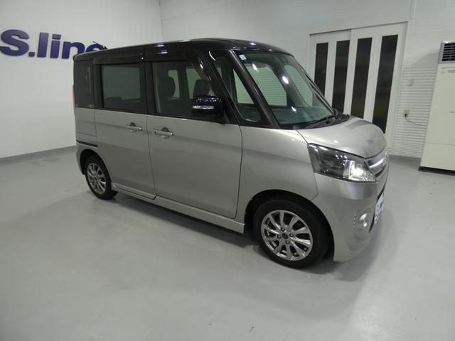 スペーシアカスタム ＸＳリミテッド　４ｗＤ　寒冷地仕様　両側パワースライドドア　レーダーブレーキサポート　ナビＴＶ　プッシュスタート　バックカメラ　車検令和９年１２月　タイミングチェーン　ツートーンカラー　ＥＴＣ（14枚目）