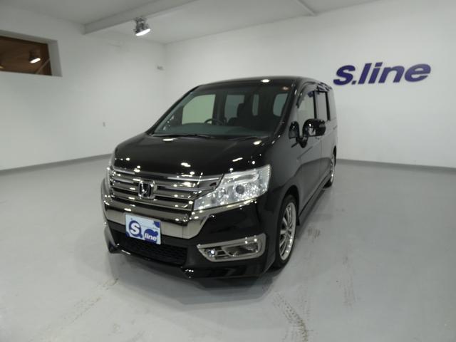 ステップワゴンスパーダ Ｚ　クールスピリット　４ＷＤ　寒冷地仕様　両側パワースライドドア　ハーフレザーシート　クルーズコントロール　エンジンスターター　スマートキー　社外ＡＷ　フリップダウンモニター　アクティブコーナリングライト　キャプテンシート（3枚目）