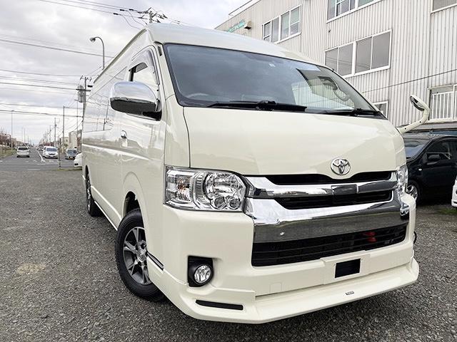 トヨタ ハイエースバン ｄｘ ｇｌパッケージ ４ｗｄディーゼル 寒冷地仕様 モデリスタ ｒヒーター クーラー アルパインナビ 408 9万円 令和元年 19年 北海道 中古車 価格 Com