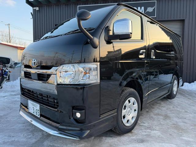 ハイエースバン ロングスーパーＧＬ　ダークプライムＳ　４ＷＤ　両側パワスラ　デジタルインナーミラー　フロアマット　ＥＴＣ　ＬＥＤヘッド　モデリスタフルエアロ　コンビハンドル　ハーフレザーシート　オートマチックハイビーム（30枚目）