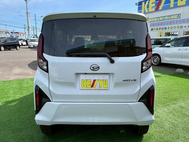 ムーヴ ＲＳ　ダンディスポーツ　４ＷＤ　届出済未使用車　ターボ　パノラマモニター　スマートアシスト　誤発進抑制機能　全車速追従クルコン　車線逸脱警報　コーナーセンサー　両側パワースライドドア　ＵＳＢ端子　オートブレーキホールド　ＬＥＤライト　純正１５ＡＷ（9枚目）