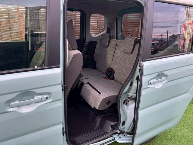 スペーシア ハイブリッドX 4WD 登録済未使用車 社外SDナビ 寒冷地仕様 両側自動スライドドア バックカメラ Bluetooth 衝突軽減システム コーナーセンサー レーンアシスト シートヒーター ETC スペアキー 禁煙車(13枚目)