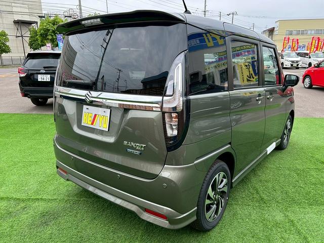 ソリオバンディット ハイブリッドＭＶ　４ＷＤ　登録済未使用車　純正ディスプレイオーディオ　アラウンドビュー　Ｂｌｕｅｔｏｏｔｈ　両側自動スライド　クルコン　衝突軽減　コーナーセンサー　ヘッドアップディスプレイ　横滑り防止　スペアキー　禁煙（7枚目）