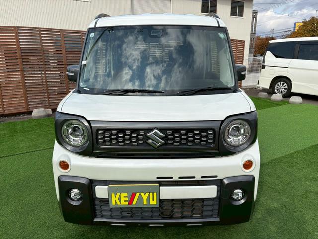 スペーシアギア ハイブリッドＸＺ　ターボ　４ＷＤ　社外フルセグナビ　社外エンジンスターター　両側電動スライドドア　ルーフレール　寒冷地仕様　バックカメラ　Ｂｌｕｅｔｏｏｔｈ　衝突軽減　クルコン　パドルシフト　レーンアシスト　シートヒーター（4枚目）