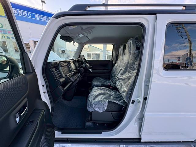 ハスラー タフワイルドターボ 4WD 届出済未使用車 全方位モニター付メーカー9インチナビ シートヒーター デュアルカメラブレーキサポート 追従クルコン パーキングセンサー BTオーディオ フルセグTV CD・DVD USB ルーフレール LEDライト(16枚目)