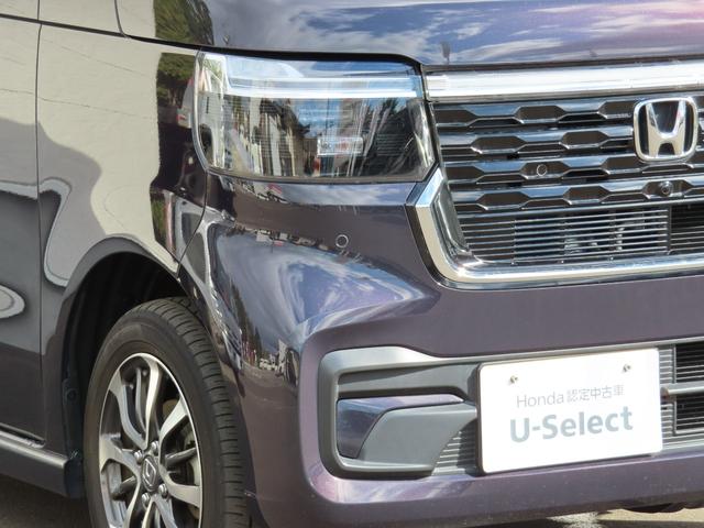 Ｎ－ＢＯＸカスタム ベースグレード　純正８型ナビ・リア右側パワースライドドア・運転席＆助手席シートヒーター・シートバックテーブル（運転席＆助手席）・オートリトラミラー・左右独立式リアセンターアームレスト・本革巻ステアリング（4枚目）