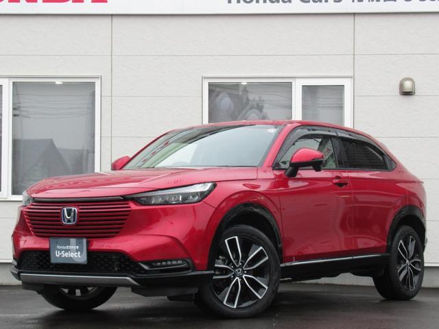 ヴェゼル ｅ：ＨＥＶＺ　純正ＥＴＣ付・純正エンジンスタータ・オーディオレス・運転席助手席シートヒーター・パワーテールゲート・ブラインドスポットインフォメーション・親水／ヒーテッドドアミラー＋熱線入りフロントウインドウ（6枚目）