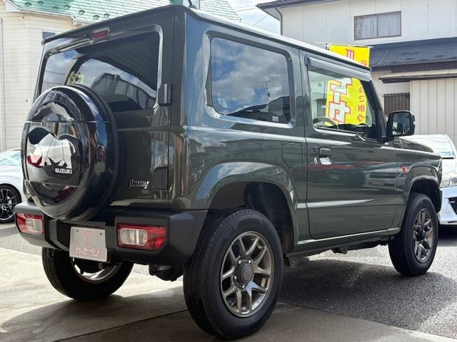 ジムニー XC 4WD セーフティサポート デュアルセンサーブレーキサポート クルコン 純正OPグリル 純正OPハイメンタイヤカバー 純正8インチナビ Bカメラ BT USB フルセグ ETC ドラレコ シートヒータ(5枚目)