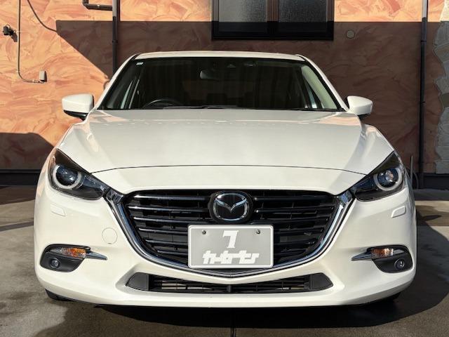 アクセラスポーツ 22XD Lパッケージ 4WD 6MT サンルーフ レーダークルーズ コーナーセンサー オートハイビーム BSM HUD BOSEサウンド 純正ナビ Bカメラ BT フルセグ ETC ドラレコ シートヒーター パワーシート(4枚目)