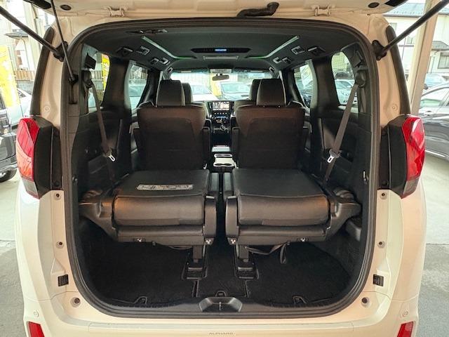 アルファード 2.5S Aパッケージ タイプブラック 1オーナー 寒冷地 夏冬タイヤ プリクラッシュセーフティ コーナーセンサ 純正エンスタ 純正ナビ F/Bカメラ BT フルセグ 後席モニター ETC2.0 純正ドラレコ 両側パワスラ 電動リアゲート(55枚目)