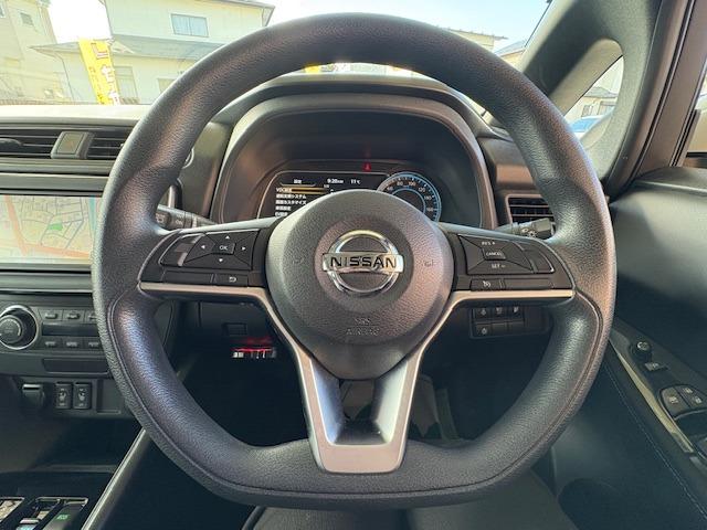 リーフ S 夏冬タイヤ エマージェンシーブレーキ クルコン 衝突軽減 レーンアシスト コーナーセンサ 純正ナビ バックカメラ Bluetooth フルセグ ETC ドラレコ前後 シートヒーター ステアリングヒータ(30枚目)