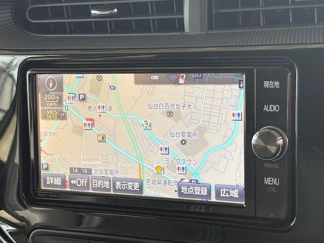 アクア クロスオーバー セーフティセンス 衝突軽減 レーンアシスト コーナーセンサー オートハイビーム 純正ナビ バックカメラ Bluetooth フルセグ ETC ドラレコ ハーフレザー シートヒーター LED 純正AW(27枚目)