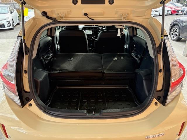 アクア クロスオーバー セーフティセンス 衝突軽減 レーンアシスト コーナーセンサー オートハイビーム 純正ナビ バックカメラ Bluetooth フルセグ ETC ドラレコ ハーフレザー シートヒーター LED 純正AW(46枚目)