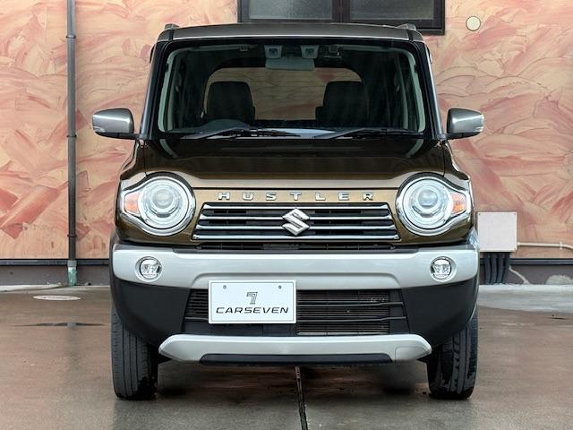 ハスラー JスタイルIII スズキセーフティサポート アイドリングストップ 衝突軽減 レーンアシスト オートハイビーム 社外ナビ Bluetooth SD フルセグ ETC ドラレコ ハーフレザー シートヒータ LED 純正AW(5枚目)