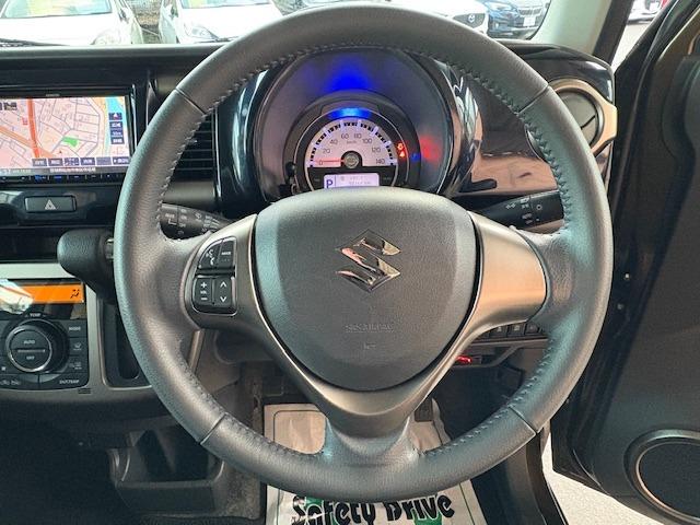 ハスラー JスタイルIII スズキセーフティサポート アイドリングストップ 衝突軽減 レーンアシスト オートハイビーム 社外ナビ Bluetooth SD フルセグ ETC ドラレコ ハーフレザー シートヒータ LED 純正AW(21枚目)