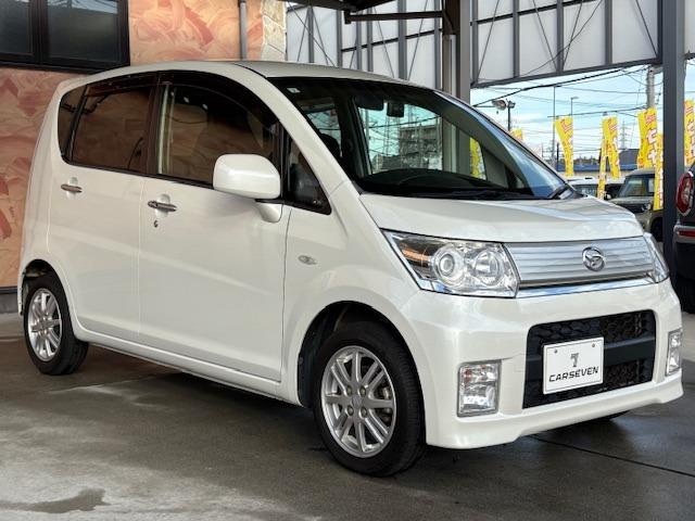 ムーヴ カスタム R VS 夏冬タイヤ 社外ポータブルナビ 社外CDオーディオ USB AUX ETC ドラレコ前後 ベンチシート 電動格納ミラー HIDヘッドライト(4枚目)