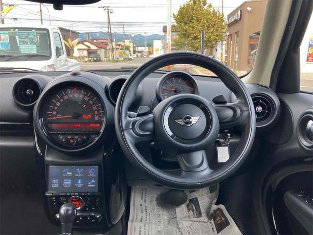 MINI クーパーD クロスオーバー オール4 4WD クリアランスソナー ナビ TV アルミホイール キーレスエントリー シートヒーター AT 盗難防止システム CD USB Bluetooth ABS ESC エアコン バックカメラ(45枚目)