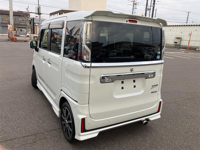 スペーシアカスタム ハイブリッドＸＳ　４ＷＤ　バックカメラ　両側電動スライドドア　クリアランスソナー　レーンアシスト　衝突被害軽減システム　スマートキー　アイドリングストップ　電動格納ミラー　シートヒーター　ベンチシート　ＣＶＴ（10枚目）