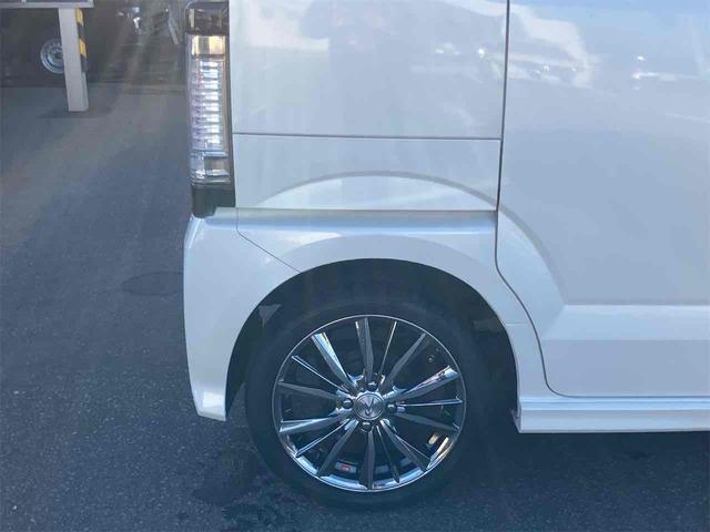 Ｎ－ＢＯＸカスタム Ｇ・Ａパッケージ　４ＷＤ　両側スライド・片側電動　ナビ　ＴＶ　衝突被害軽減システム　ＨＩＤ　スマートキー　アイドリングストップ　ベンチシート　ＣＶＴ　盗難防止システム　ＡＢＳ　ＥＳＣ　アルミホイール　エアコン（51枚目）