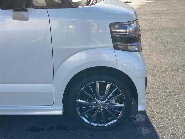 Ｎ－ＢＯＸカスタム Ｇ・Ａパッケージ　４ＷＤ　両側スライド・片側電動　ナビ　ＴＶ　衝突被害軽減システム　ＨＩＤ　スマートキー　アイドリングストップ　ベンチシート　ＣＶＴ　盗難防止システム　ＡＢＳ　ＥＳＣ　アルミホイール　エアコン（55枚目）