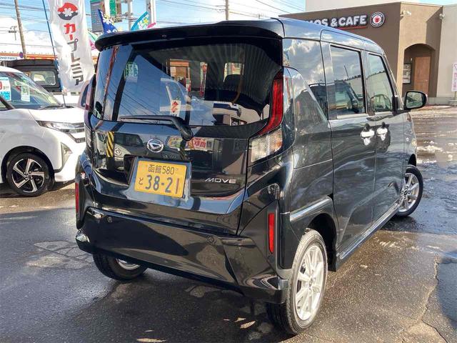 ムーヴ G 4WD 両側スライド・片側電動 ナビ クリアランスソナー 衝突被害軽減システム LEDヘッドランプ スマートキー アイドリングストップ 電動格納ミラー ベンチシート CVT 盗難防止システム ABS(6枚目)