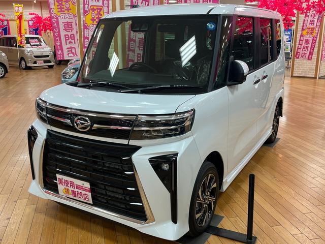 カスタムＸ　４ＷＤ　ローン通過実績　届出済未使用車　両側パワースライド　シートヒーター　スマートキー　オートハイビーム　バックカメラ　アイドリングストップ　レーンキープアシスト　純正アルミホイール　　　スマアシ(6枚目)