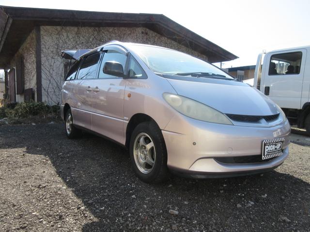 トヨタ エスティマハイブリッド ベースグレード ハイブリッド４ｗｄ ダブルサンルーフ付き ｅｔｃ バックカメラ７人乗り 49 0万円 平成14年 02年 北海道 中古車 価格 Com