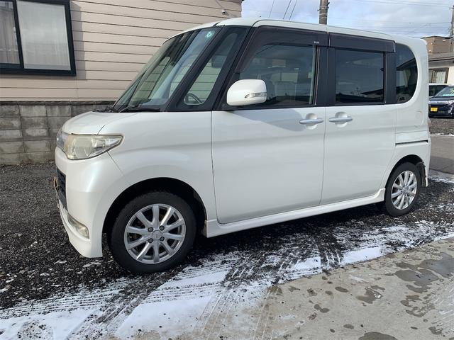 タント カスタムX 4WD ETC スライドドア ナビ TV HID スマートキー 電動格納ミラー ベンチシート AT 盗難防止システム ABS CD アルミホイール 衝突安全ボディ エアコン パワーステアリング(19枚目)