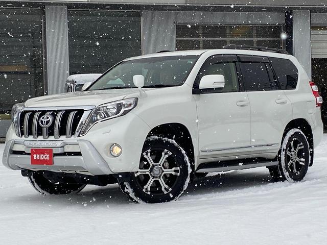 ランドクルーザープラド TZ-G 寒冷地仕様車/ディーゼルターボ/ベージュ革シート/シートヒーター/クールボックス/リアエアサスペンション/クルコン/ETC/ドラレコ/3列目電動格納/純正エンスタ/(2枚目)