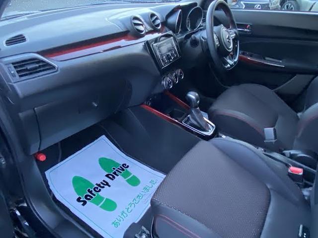 スイフトスポーツ セーフティパッケージ装着車 インタークーラーターボ6AT/パドルシフト/デュアルセンサーブレーキサポート/シートヒーター/運転席・助手席・サイド・カーテンエアバック(24枚目)