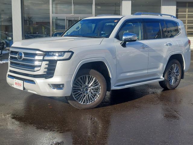 ランドクルーザー ZX 3300ccディーゼルターボ 12.3型JBLナビ全方位カメラ サンルーフ ルーフレール 純正ヒッチメンバー デフロック ETC ハンドルヒーター シートヒーター ベージュ内装(2枚目)