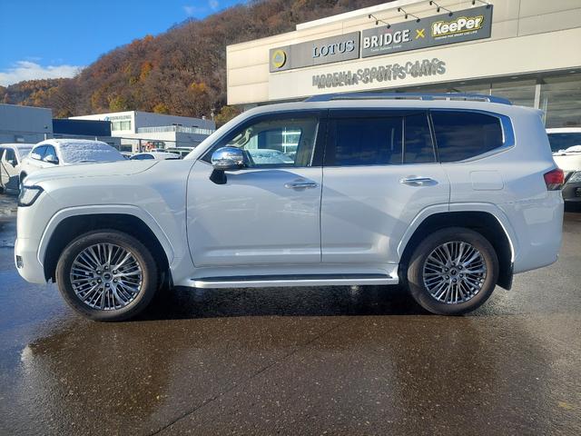 ランドクルーザー ZX 3300ccディーゼルターボ 12.3型JBLナビ全方位カメラ サンルーフ ルーフレール 純正ヒッチメンバー デフロック ETC ハンドルヒーター シートヒーター ベージュ内装(6枚目)